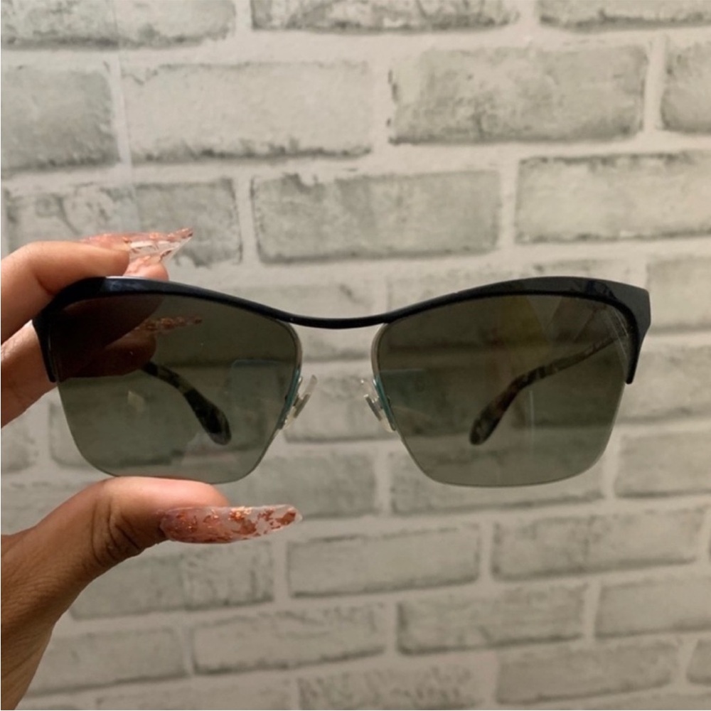 Miu Miu Black cat eye metal Sunglasses shades